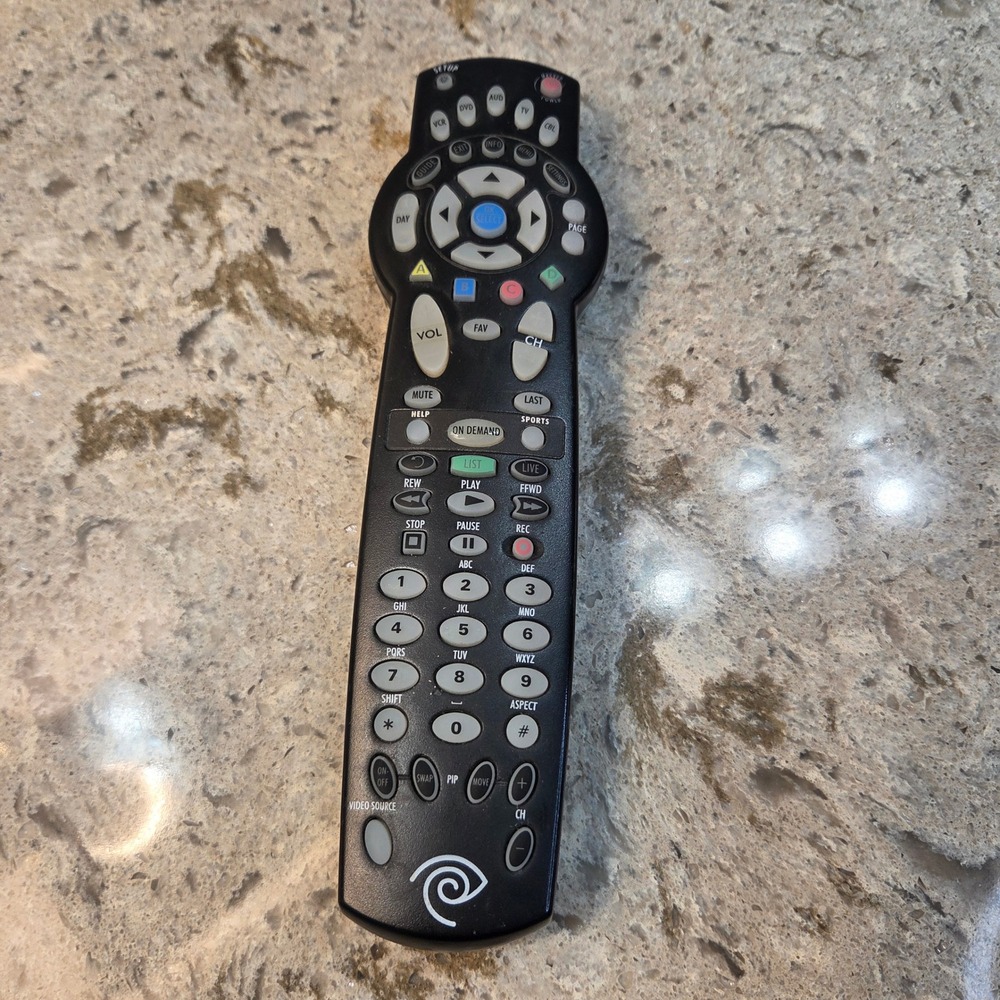 Cox Universal Remote Control 1056B03 UEI Technology Black Cable TV DVD VCR AUD